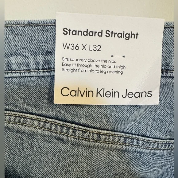 Calvin Klein Standard Straight Jean - Picture 6 of 6